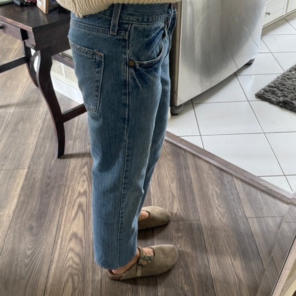 Vintage 1988 Levi's 514 slim straight Blue Jeans Classic Style size 28 - Picture 12 of 14